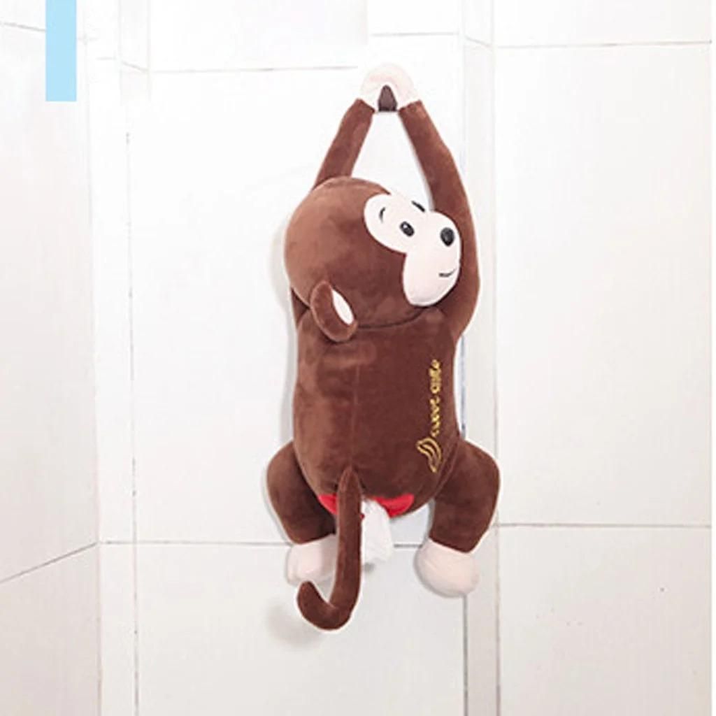 ChuckleMonkey™ Plush Tissue Box Holder
