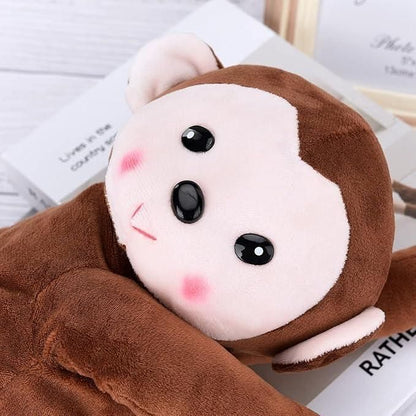 ChuckleMonkey™ Plush Tissue Box Holder