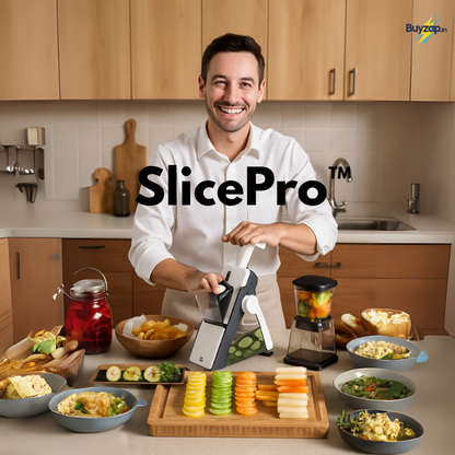 SlicePro™ Adjustable Mandoline Slicer