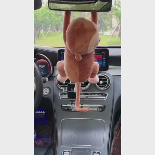 ChuckleMonkey™ Plush Tissue Box Holder